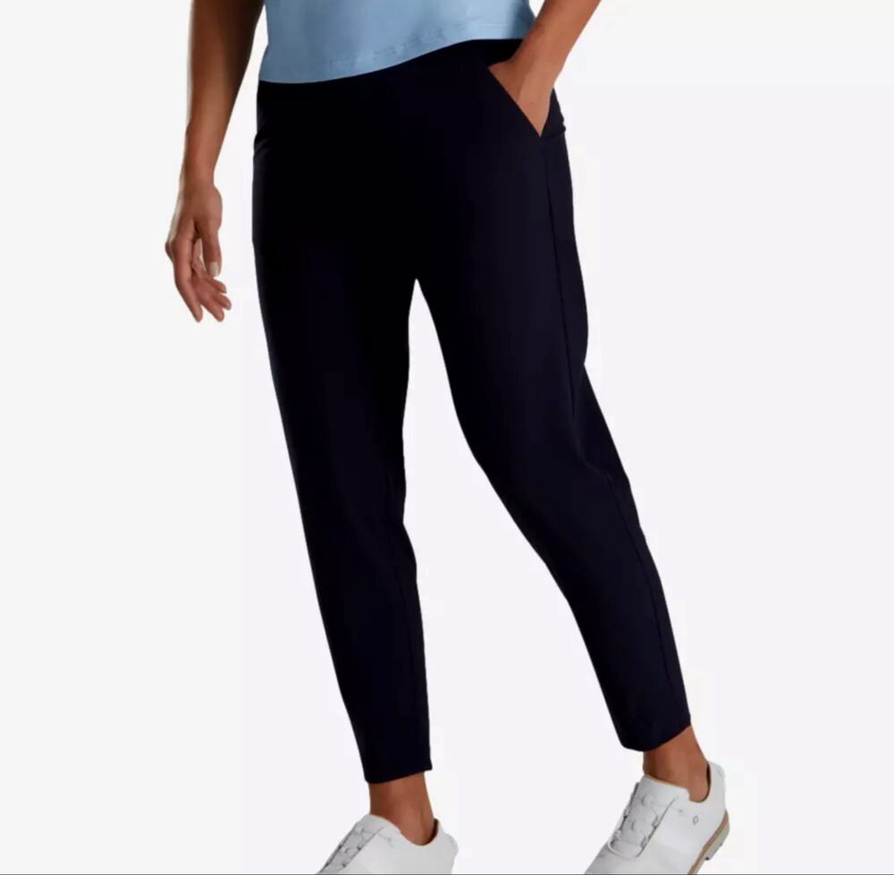 FOOTJOY NWT Women’s Lightweight Ankle Golf Pant Size L in Navy